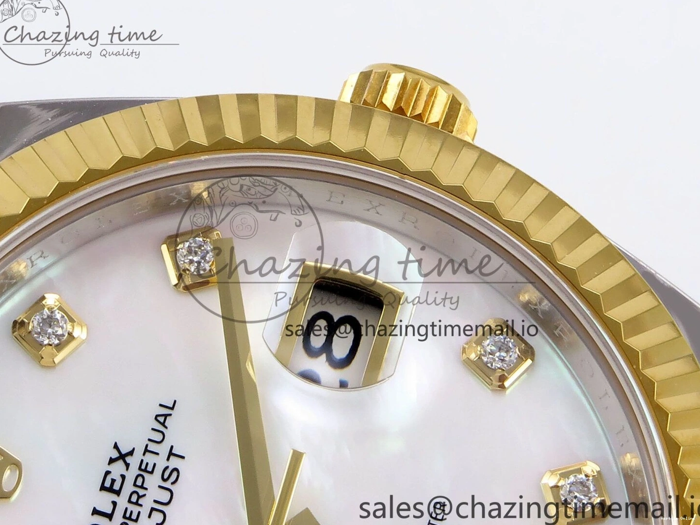 0108 EyeCatching DateJust 41 SS YG ARF 1:1 Best Edition 904L Steel White MOP Dial on Jubilee Bracelet SH3235 (Gain Weight) 1222